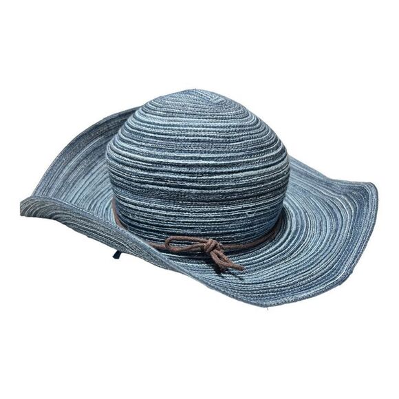 Rigon Headwear Women's Foldable Travel Packable Floppy Wide Brim Straw Sun Hat - Picture 1 of 8